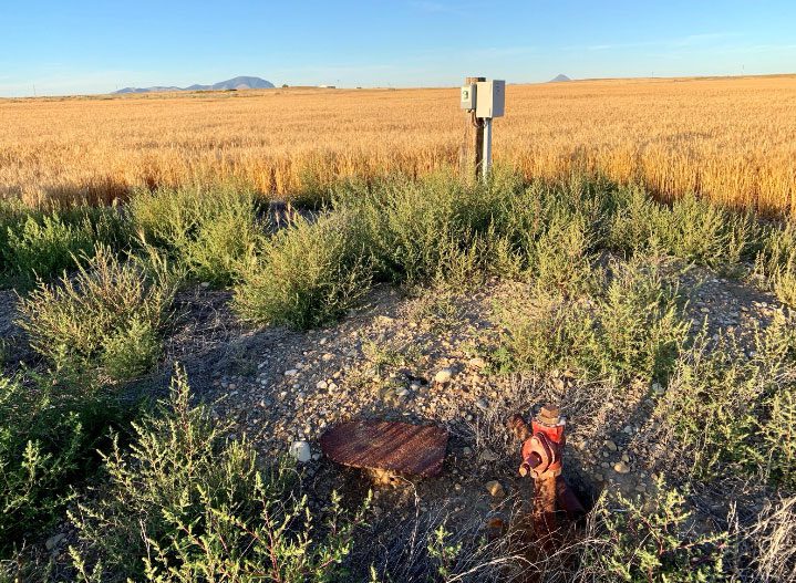 A Montana Orphaned well that emits CO2 and Methane