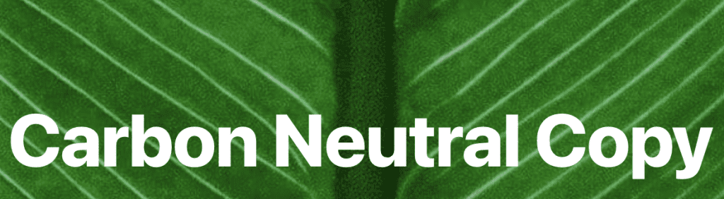 Carbon Neutral Copy - logo. Site who recently mentioned us and our climate change 2025 predictions.