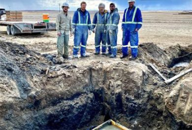 Evaluating an old oil well