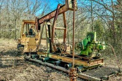 hardware for old oil well