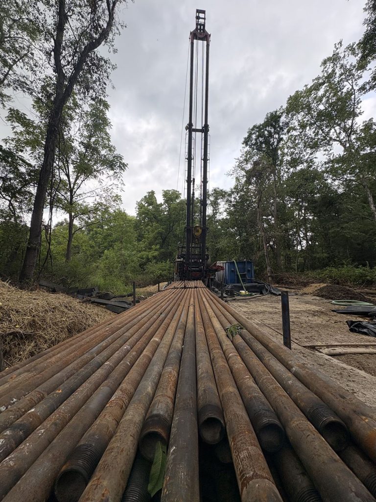 WDF crews are equipped to drill down several hundred feet to the well bottom to remove debris before the cementing begins.